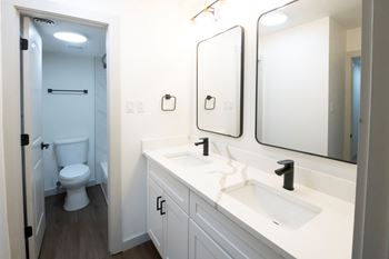 Bathroom with adequate storage